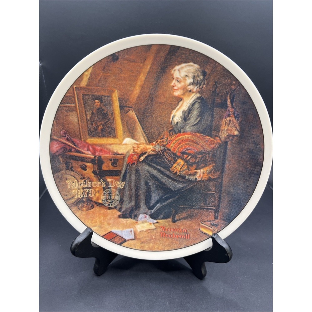 1979 Norman Rockwell Reflections Collector Plate‎ By Knowles
